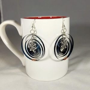 upcycled steampunk earrings